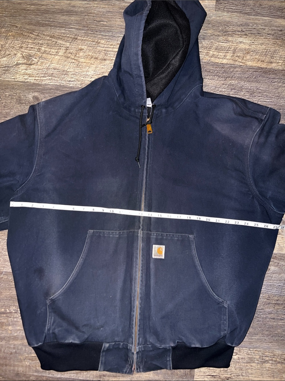 J131 Carhartt Hooded Zip Jacket - Picture 7 of 10